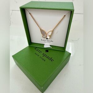 Kate Spade Gold Outline Butterfly Necklace